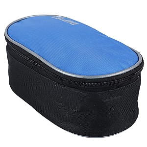 kuber industries lunch baglunch box cover bag onlylunch tote bagkids lunch bag blue amp black polyester