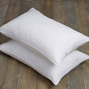 kuber industries luxurious standard microfibre pillow filler - 1634x2434 white-kubmart2931 2 pieces