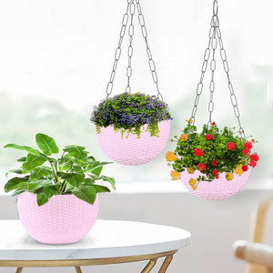 KUBER INDUSTRIES Marble Euro Hanging Flower Pot