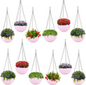KUBER INDUSTRIES Marble Euro Hanging Flower Pot
