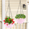 KUBER INDUSTRIES Marble Euro Hanging Flower Pot
