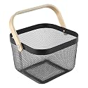 Kuber Industries 4000 ML Set of 3 Bpa Free Plastic Easy Pull Out Fridge Basket for Vegetables and Fruits | Multipurpose Storage Tray for Kitchen | White, Pink &amp; Skyblue, 30 x 12 x 17 Centimeters