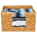 Kuber Industries Metallic Flower Printed Non-Woven Foldable Saree Stacker, Wardrobe Organizer, Storage Bin With Handle (Brown)-HS43KUBMART26396