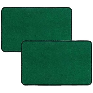 kuber industries microfiber anti slip 2 pieces door mat 2234x1434green ctktc046230