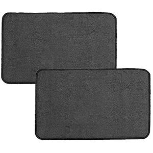 kuber industries microfiber anti slip door mat grey 2234x1434 2 pieces