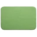 Kuber Industries Microfiber Reversible Dish Drying Mat With Absorbent Parity For Kitchen 27"x 19",Pack of 2 (Green)