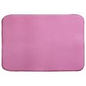 Kuber Industries Microfiber Reversible Dish Drying Mat With Absorbent Parity For Kitchen 27"x 19",Pack of 2 (Green)