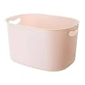 Kuber Industries Polypropylene Multipurpose Large Storage Box With Handle|Basket For Cosmetic, Fruits, Storage "30 L" | Beige|