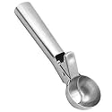 Kuber Industries� Stainless Steel Spring/Trigger Ice Cream Scoop Set of 1 Pc ICESCOOP07