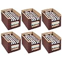 Kuber Industries Non-Woven Foldable Shirt Stacker Closet Organizer With Handles- Pack of 6 (Brown)-HS43KUBMART26554
