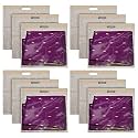 Kuber Industries Non-Woven Single Saree Covers With Transparent Window With Handle Pack of 3 (Pink)