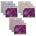 Kuber Industries Non-Woven Single Saree Covers With Transparent Window With Handle Pack of 3 (Pink)