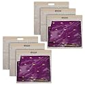 Kuber Industries Non-Woven Single Saree Covers With Transparent Window With Handle Pack of 3 (Pink)