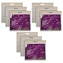 Kuber Industries Non-Woven Single Saree Covers With Transparent Window With Handle Pack of 3 (Pink)