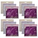 Kuber Industries Non-Woven Single Saree Covers With Transparent Window With Handle Pack of 3 (Pink)