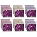 Kuber Industries Non-Woven Single Saree Covers With Transparent Window With Handle Pack of 3 (Pink)