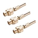 Kuber Industries Golden Brass Nozzle Water Spray Gun|Comfortable Grip|Multiple Spray Modes|Ideal For Car Wash, Gardening &amp; Other Uses|LH-8068|(Pack of 3)