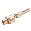 Kuber Industries Nozzle for Water Pipe|Comfortable Grip|Multiple Spray Modes|Brass Nozzle Water Spray Gun for ½” Water Pipe|Ideal Pipe Nozzle for Car Wash,Gardening,&amp; Other Uses|LH-8068|Golden