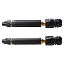 Kuber Industries Nozzle Water Pipe|Non-Slip|Comfortable Grip|Multiple Spray Modes|Brass Nozzle Water Spray Gun For ½” Water Pipe|Ideal Pipe Nozzle For Car Wash,Gardening &amp; Other Uses|Black|(Pack of 2)