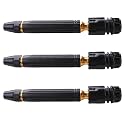 Kuber Industries Nozzle For Water Pipe|Non-Slip|Multiple Spray Modes|Brass Nozzle Water Spray Gun For �� Water Pipe|Ideal Pipe Nozzle For Car Wash,Gardening,&amp; Other Uses|Black|(Pack of 3)