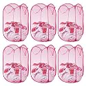 Kuber Industries Nylon Mesh Laundry Basket