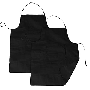 kuber industries navajo printed oil stain resistant cooking kitchen apron for men women with 1 front pocket- pack of 2 blue-50km0732