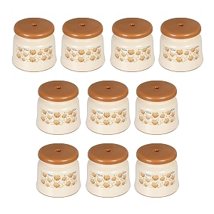 kuber industries pack of 10 bathroom stoolplastic stool for bathroomanti-slip with strong bearingsolid surface amp unbreakable materialcream