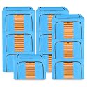 Kuber Industries 24 Liter Underbed Storage Organizer &amp; Blanket Cover Bags for Woolen Clothes | Bedsheets &amp; Quilt | Steel Frame | Sky Blue