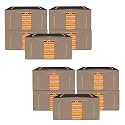 Kuber Industries 24 Liter Clothes Storage Box | Foldable Steel Frame Clothes Organizer | Storage Box For Wardrobe-Saree-Shirts And Blankets | Underbed Storage Bag | Brown