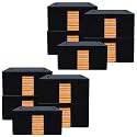 Kuber Industries Pack of 2 Clothes Storage Box | 66 Liter Foldable Steel Frame Clothes Organizer | Underbed Storage Bag | Storage Box For Wardrobe-Saree-Shirts And Blankets | Grey &amp; Black