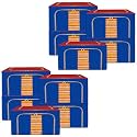 Kuber Industries Pack of 2 Clothes Storage Box | 66 Liter Foldable Steel Frame Clothes Organizer | Underbed Storage Bag | Storage Box For Wardrobe-Saree-Shirts And Blankets | Grey &amp; Black