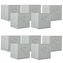Kuber Industries (Pack of 6) Foldable Storage Box | Multipurpose Storage Organizer For Clothes | Plain Wardrobe Organizer for Book, Stationary &amp; Toys | 11 Inch | Royal Blue