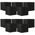 Kuber Industries (Pack of 6) Foldable Storage Box | Multipurpose Storage Organizer For Clothes | Plain Wardrobe Organizer for Book, Stationary &amp; Toys | 11 Inch | Royal Blue