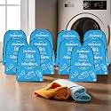 Kuber Industries Pack of 10 Travel Packing Bags | Travel Pouches | Parachute Travel Organizer | Storage Organizer Bags for Travel-Hiking-Adventure | Waterproof Laundry Bag | Small | Sky Blue