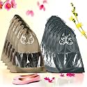 Kuber Industries Pack of 10 Travel Shoe Organizer | Storage Bags | Travel Carrying Bag | Storage Organizers Set | Shoe Cover with Transparent Window | Shoe Dori Cover | Brown &amp; Gray