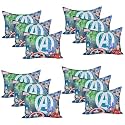 Kuber Industries (Pack of 12) Kid's Soft Pillow for Sleeping | Marvel Avengers Print Pillow |12x18 Inch | Sky Blue