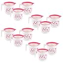 Kuber Industries Bath Mug | 1.5 LTR Plastic Multipurpose Mug | Tinted Print-Black