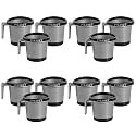Kuber Industries (Pack of 6) Bath Mug For Bathroom | 1 LTR | Plastic Mug For Washroom | Mug For Bathing | Multipurpose Mug For Home Use &amp; Kitchen | Plain-Grey