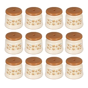 kuber industries pack of 12 bathroom stoolplastic stool for bathroomanti-slip with strong bearingsolid surface amp unbreakable materialcream
