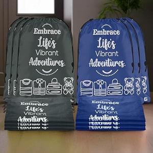 kuber industries pack of 12 cloth storage bag  storage organizer  parachute cloth organizer  waterproof garments cover  travel storage bag for clothing  large  royal blue amp grey