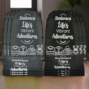 kuber industries pack of 4 cloth storage bag  storage organizer  parachute cloth organizer  waterproof garments cover  travel storage bag for clothing  large  brown amp grey