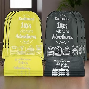 kuber industries pack of 4 cloth storage bag  storage organizer  parachute cloth organizer  waterproof garments cover  travel storage bag for clothing  large  brown amp grey