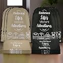 Kuber Industries Pack of 4 Cloth Storage Bag | Storage Organizer | Parachute Cloth Organizer | Waterproof Garments Cover | Travel Storage Bag for Clothing | Large | Brown &amp; Grey