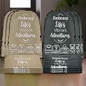 Kuber Industries Pack of 12 Cloth Storage Bag | Storage Organizer | Parachute Cloth Organizer | Waterproof Garments Cover | Travel Storage Bag for Clothing | Large | Brown &amp; Grey