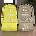 Kuber Industries Pack of 4 Cloth Storage Bag | Storage Organizer | Parachute Cloth Organizer | Waterproof Garments Cover | Travel Storage Bag for Clothing | Large | Brown &amp; Grey