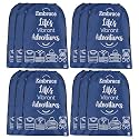 Kuber Industries Pack of 12 Cloth Storage Bag | Storage Organizer | Travel Cloth Carrying Bag | Garments Cover for Laundry | Travel Storage Organizer for Clothing | Large | Royal Blue