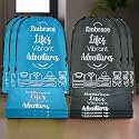 Kuber Industries Pack of 4 Cloth Storage Bag | Storage Organizer | Parachute Cloth Organizer | Waterproof Garments Cover | Travel Storage Bag for Clothing | Large | Brown &amp; Grey