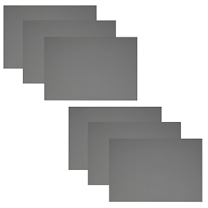 kuber industries pack of 6 fridge mat  mats for refrigerator shelves  sheet for fridge shelves  anti-skid mats for drawers  black