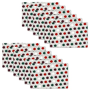 kuber industries pvc refrigerator shelf liner pack of 6  washable flower print  blue