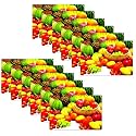 Kuber Industries Pack of 24 Fridge Shelf Mat | Mats for Fridge Shelves | Washable Refrigerator Mat | Square Print Fridge Sheet | Maroon